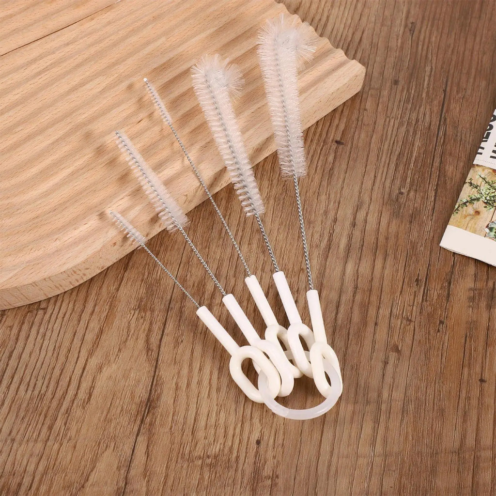 5-Piece Bottle Brush Cleaning Kit – Cup, Wine & Milk Bottle Bottle Cleaning Brush Axl