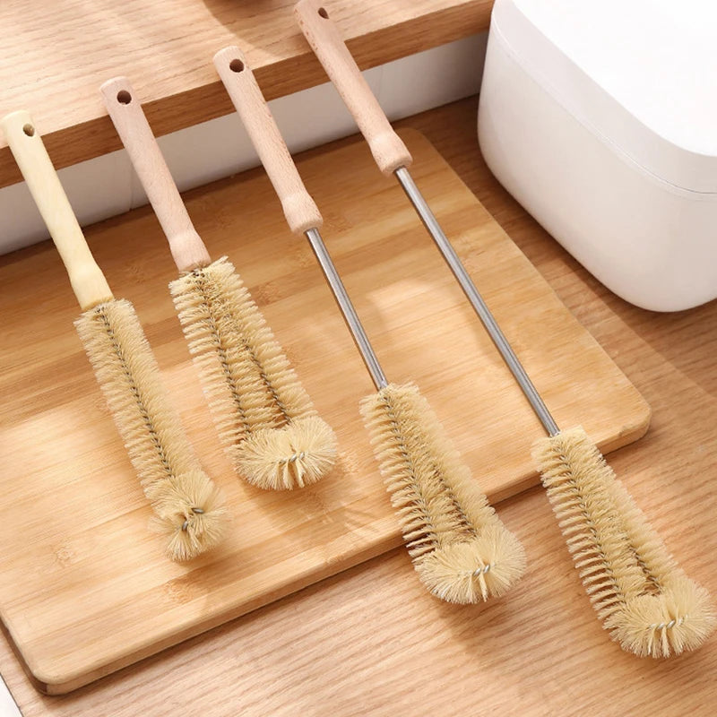 Long Handle Wooden Bottle Cleaning Brush – 30/40/50cm Bottle Cleaning Brush Axl