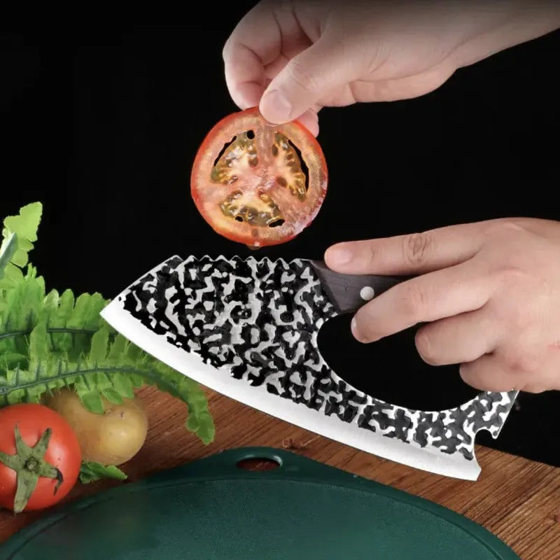Stainless Steel Chef's Cleaver & Slicing Knife – 21.5cm Kitchen Cleaver Knife Axl