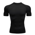 Men's Compression Gym T-Shirt – Quick Dry Fitness Sport Top Compression Sport Shirt Axl style 1 XL