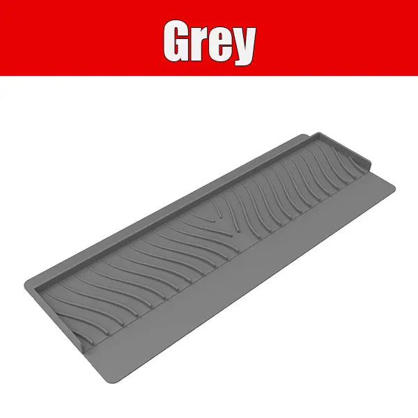 Silicone Sink Splash Guard 20" – Cuttable & Suction Cup Sink Splash Guard Axl Grey