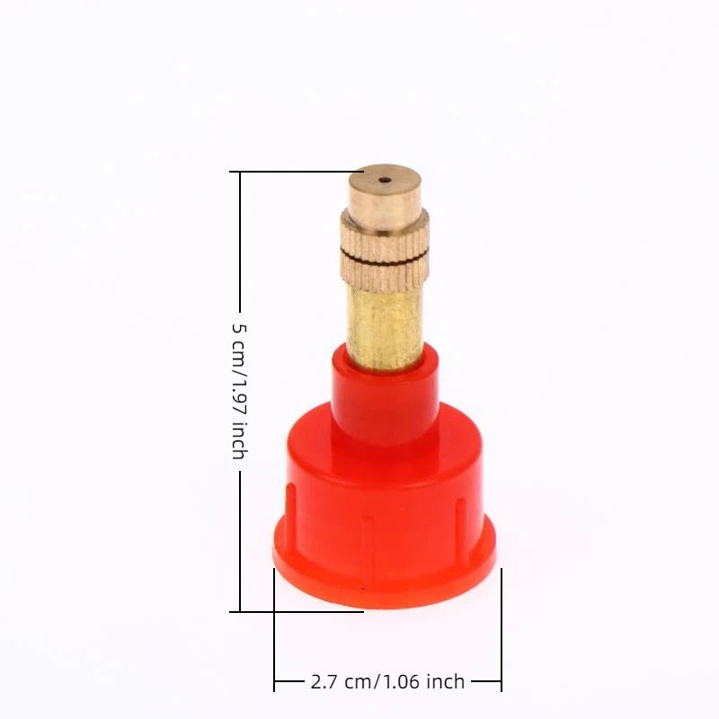 2-Pack Adjustable Brass Garden Spray Nozzles | High Pressure Garden Spray Nozzle Axl Onesize