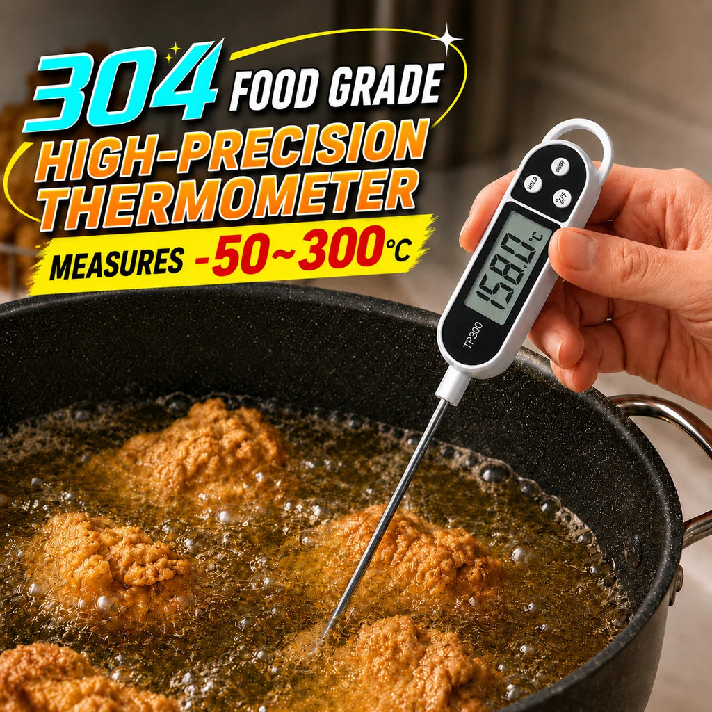 TP300 Digital Food Thermometer – BBQ, Meat & Kitchen Probe Kitchen Thermometer Axl