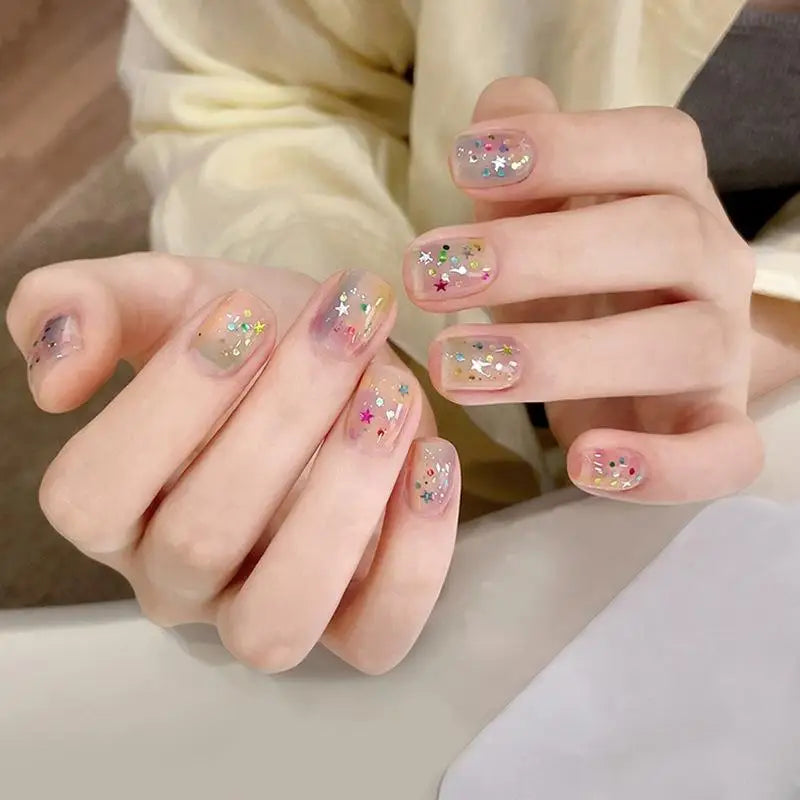 12-Grid Star Sequin 3D Nail Art Charms – DIY Manicure Decor Nail Art Charms Axl