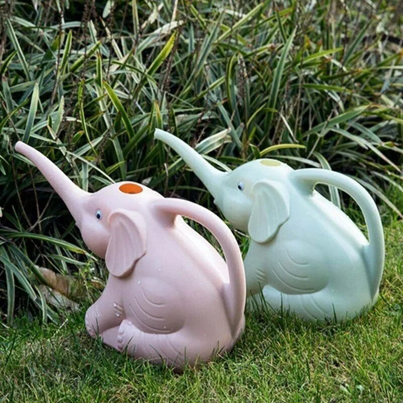 Elephant Watering Can – Cute Plastic Garden Plant Pot Novelty Watering Can Axl