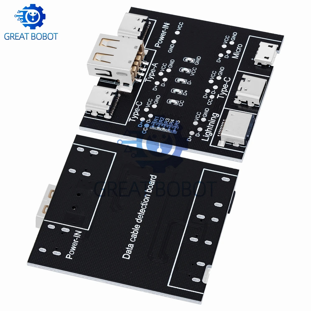 DT3 USB Cable Tester – Type-C, Micro USB & iOS Fault Detector Cable Tester Axl