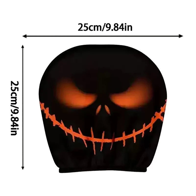 Funny Cartoon Car Headrest Cover – Halloween Auto Decoration Car Headrest Cover Axl A11