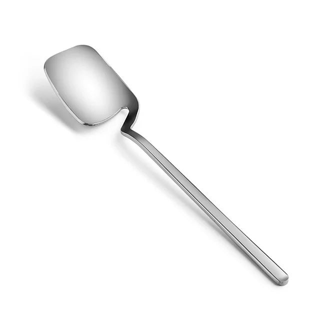 Long Handle Stainless Steel Dessert Spoon | Coffee & Ice Cream Dessert Spoon Axl Silver