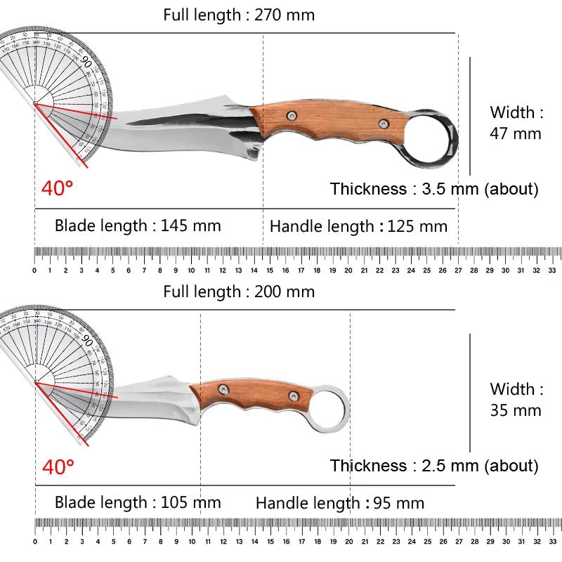 InLeung Forged Boning Knife – Stainless Steel Chef Knife Boning Chef Knife Axl