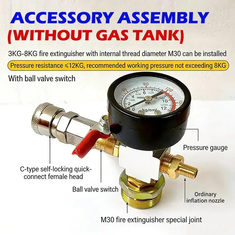 Small Air Tank Pressure Adapter – Air Compressor Conversion Kit Air Compressor Adapter Axl A