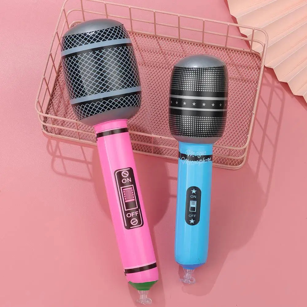 12-Pack Inflatable Microphone Props – Party & Stage Toys Inflatable Party Props Axl