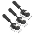 3-Piece Zipper Repair Kit – Heavy Duty Sliders for Luggage & Clothing Zipper Repair Kit Axl 3pcs