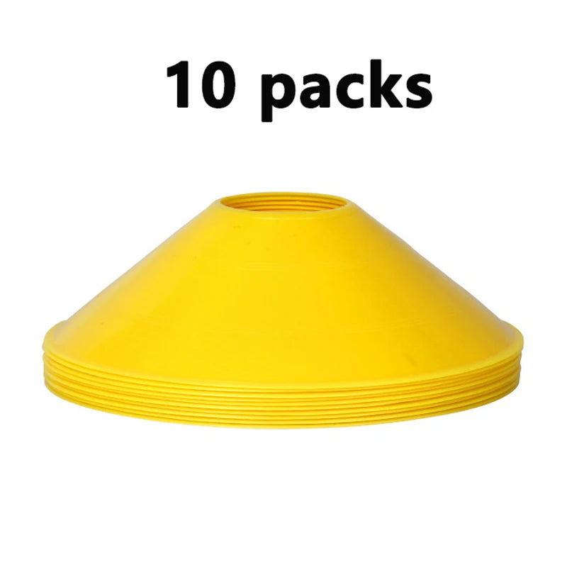 10-Pack Disc Cones – Kids & Pro Agility Sport Training Set Sport Training Cones Axl 12.5cm yellow