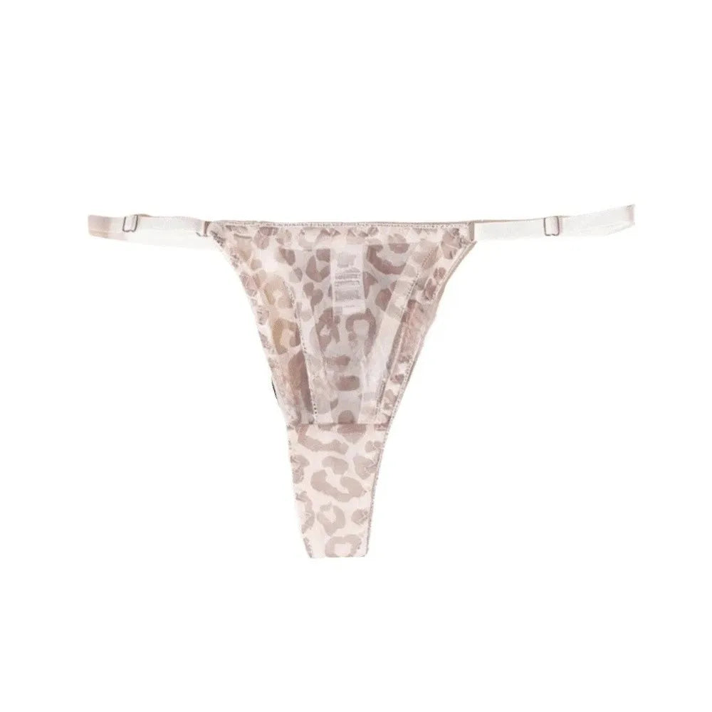 Women's Low-Rise Floral Mesh Thong Briefs | S–XL Women's Thong Briefs Axl Coffee 1XL 1pc