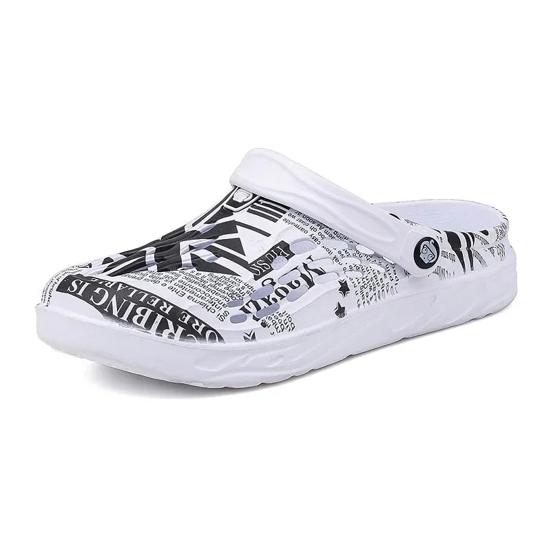 Men's Slip-On Clogs – Breathable Casual Garden Sandals Men's Clogs Sandals Axl WHITE 39