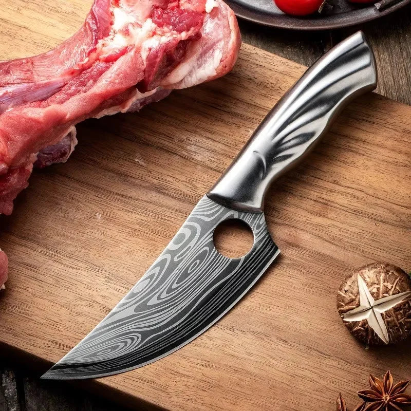 Stainless Steel Boning Knife & Vegetable Peeler with Bottle Opener Kitchen Knife Set Axl