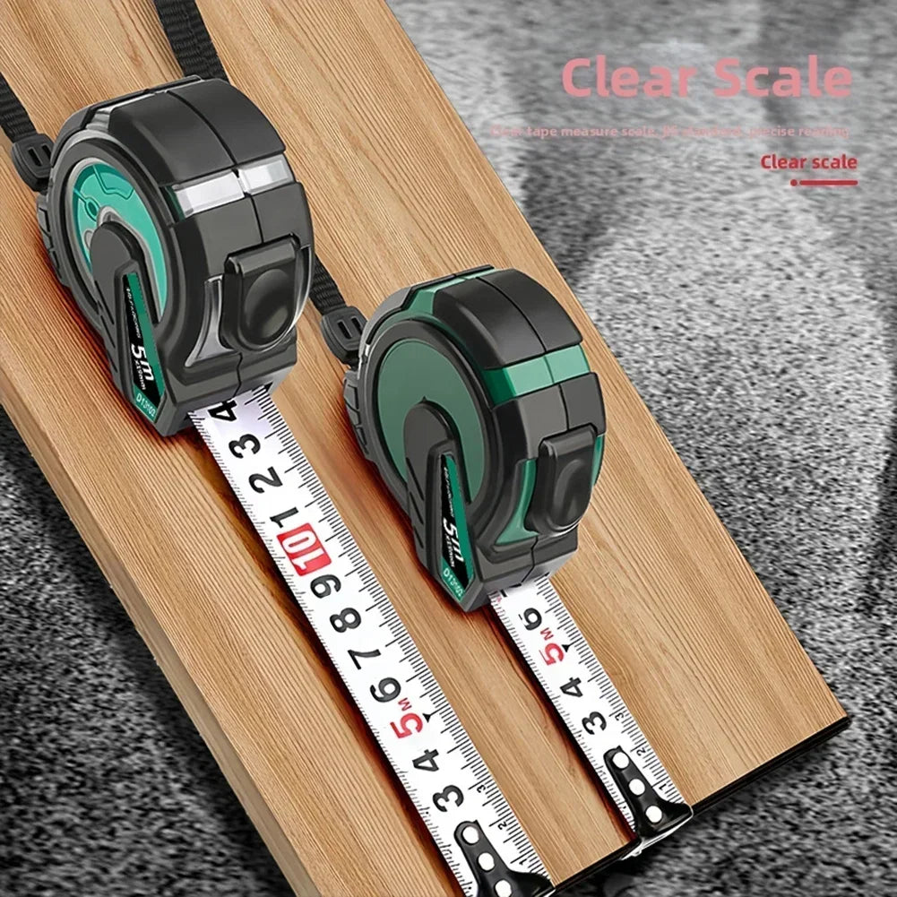 Transparent Rubber-Coated Measuring Tape 5m & 7m | DIY Tool Measuring Tape Axl