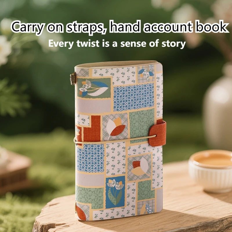 A6 Vintage Flower Travel Notebook – Diary, Planner & Journal Travel Journal Notebook Axl