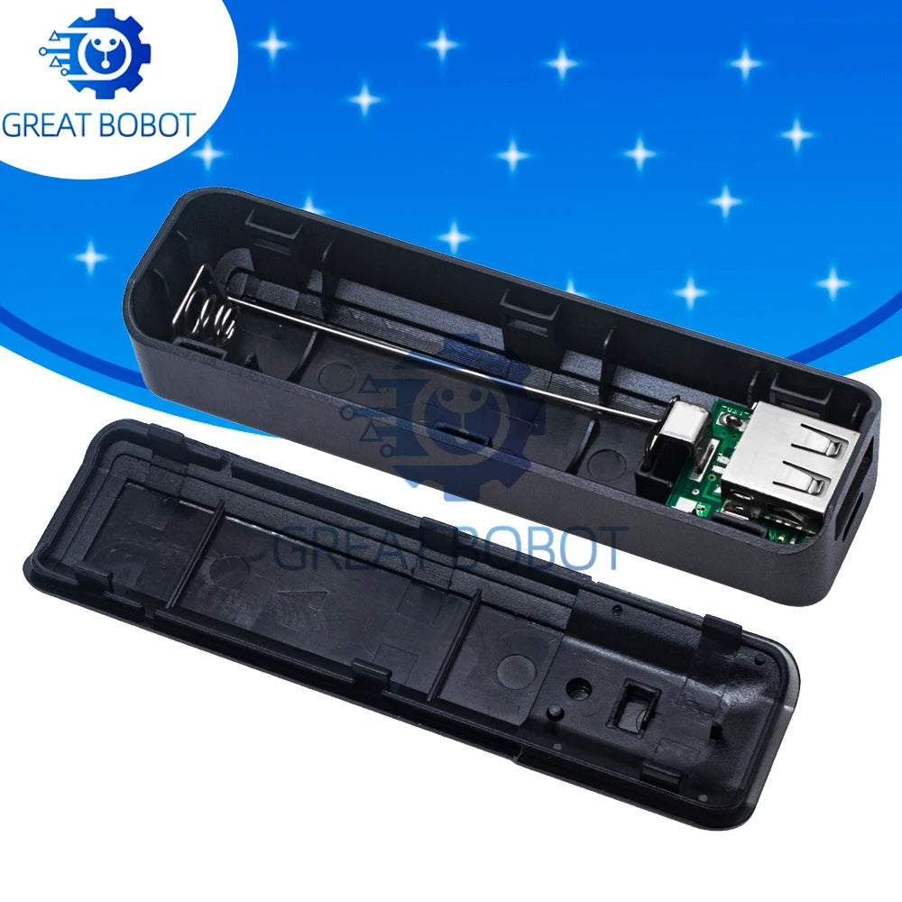 DIY 18650 USB Power Bank Case – Portable Battery Charger Box Power Bank Case Axl Default Title