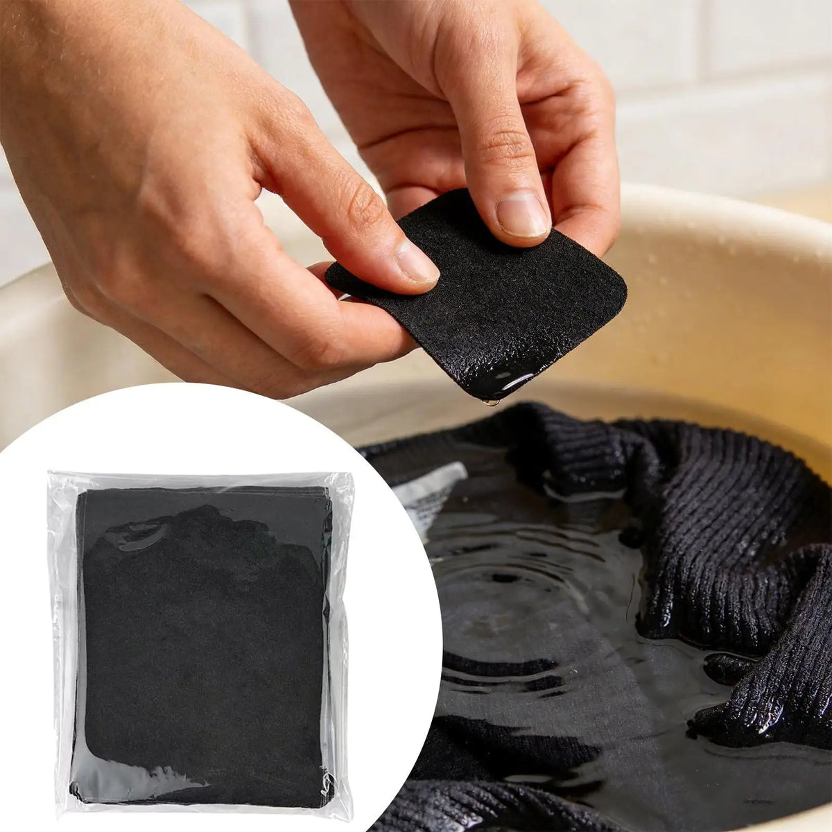 Black Clothes Dye Sheets – Color Restorer for Dark Fabrics Fabric Dye Sheets Axl