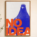 Abstract Animal Slogan PVC Wall Poster – Peel & Stick HD Art Wall Art Poster Axl White07 15X20cmNoframe