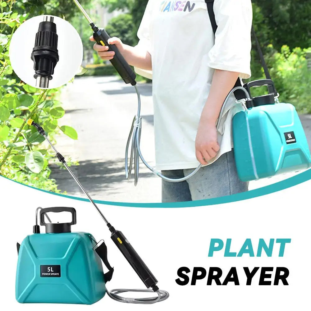 5L Rechargeable Electric Garden Sprayer – 3-Nozzle Backpack Electric Garden Sprayer Axl