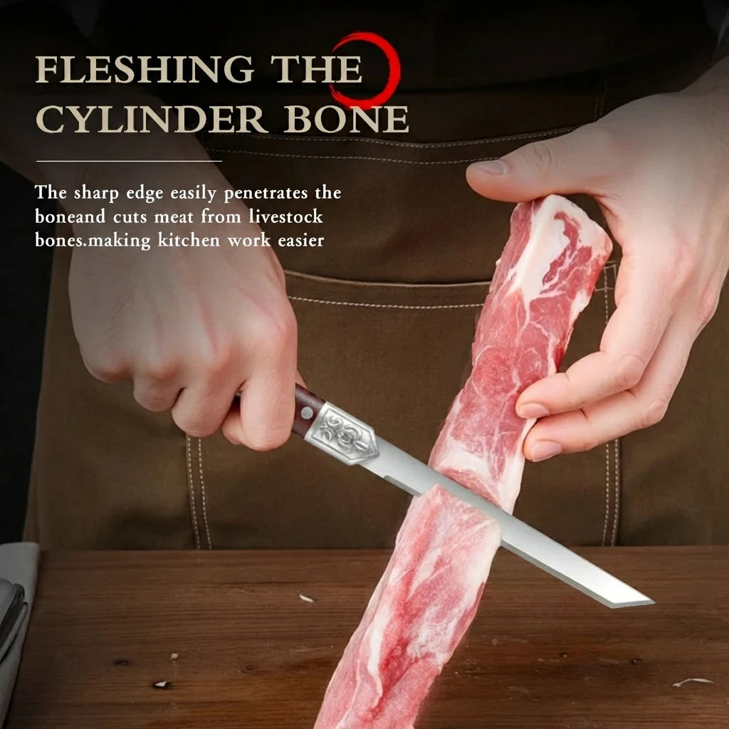 Stainless Steel Paring Knife – Sharp French-Style Fruit & Sushi Paring Knife Axl