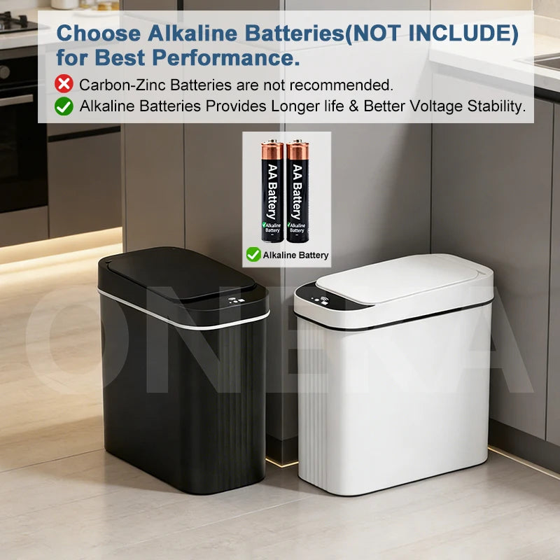 15L Motion Sensor Trash Can – Touchless Bin for Home Motion Sensor Bin Axl