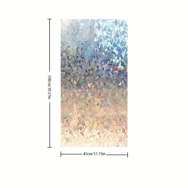 Geometric Electrostatic Window Privacy Film – 45x100cm Window Privacy Film Axl 45cmX1m