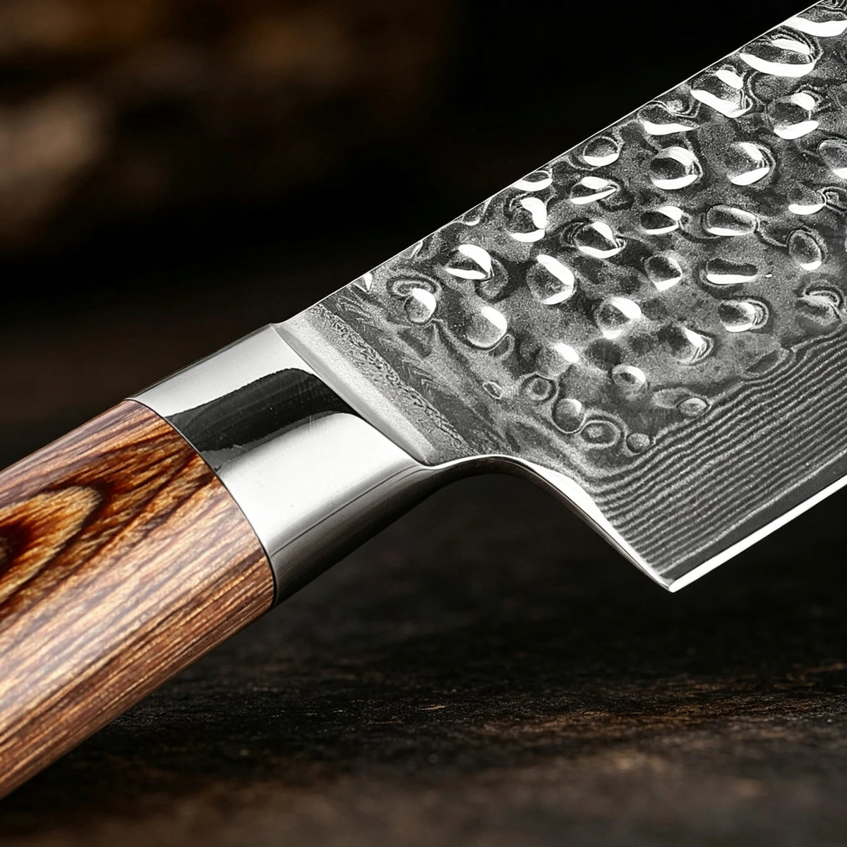 XITUO 5-Piece Damascus Steel Knife Set – Chef & Santoku Damascus Knife Set Axl