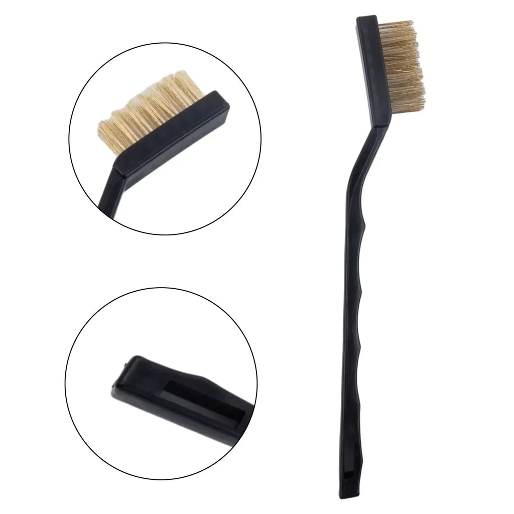 5-Piece Brass Wire Brush Set – Industrial Scrubbing & Cleaning Wire Brush Set Axl