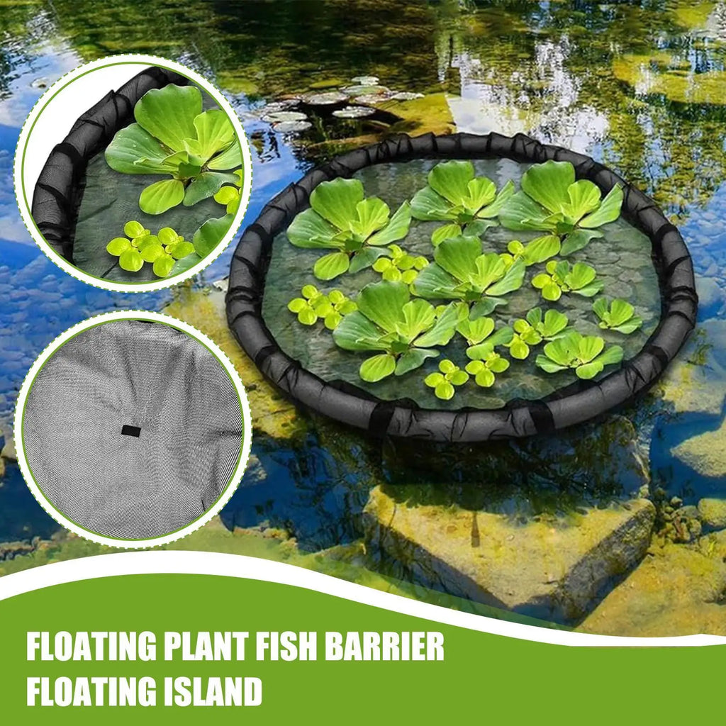 Floating Plant Barrier – Fine Mesh Circular Pond Protector Pond Plant Barrier Axl
