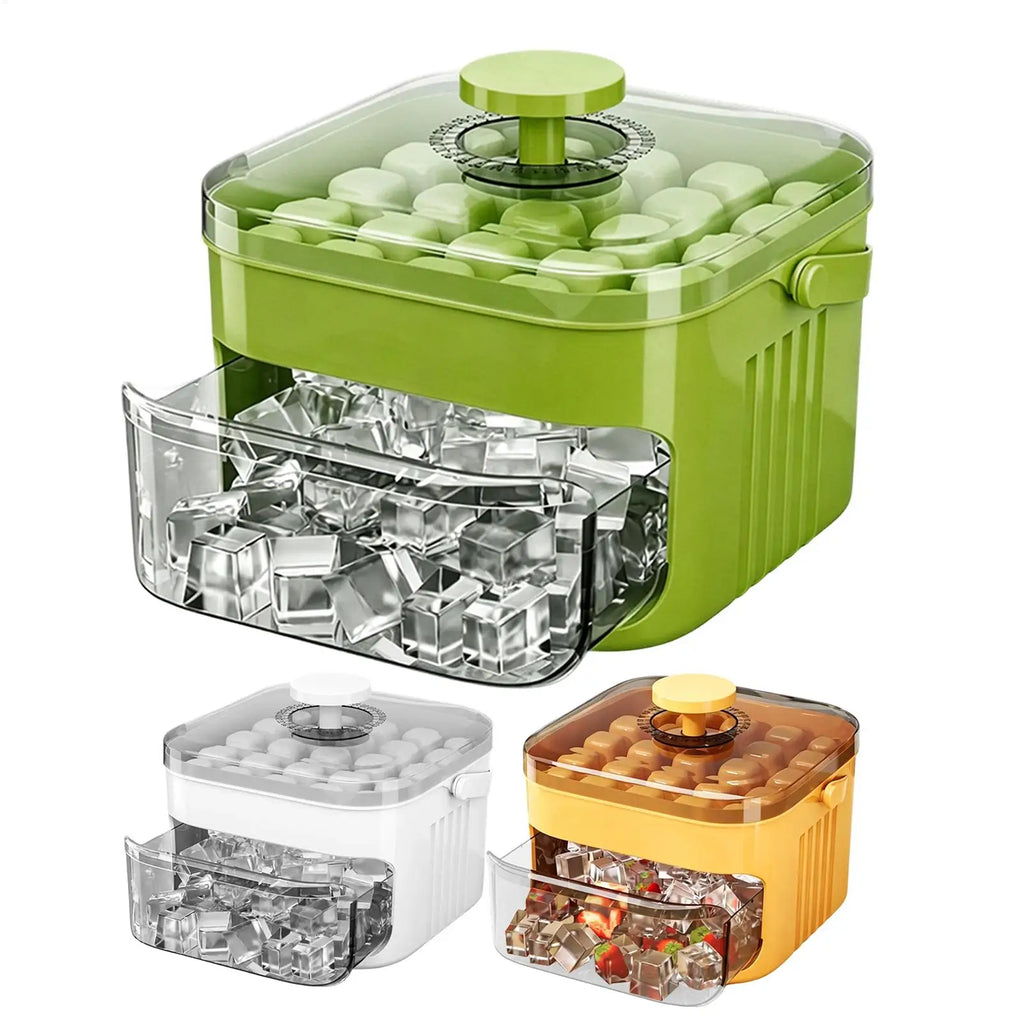 50-Grid Ice Cube Tray – Easy Release Reusable Ice Maker Mold Ice Cube Tray Axl