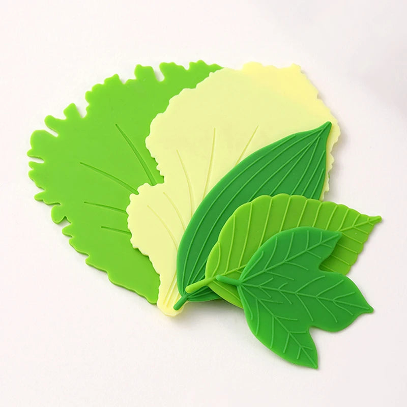 Silicone Leaf Bento Dividers – 5-Pc Lunch Box Separator Set Bento Box Dividers Axl