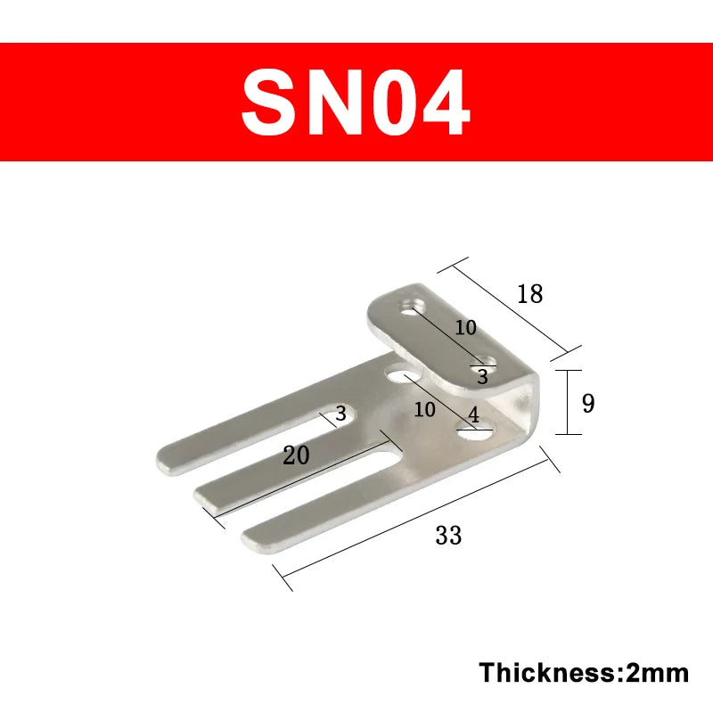 Proximity Sensor Bracket Mount Clip M8 M12 M18 M30 SN04 E3JK Sensor Mounting Bracket Axl SNO4