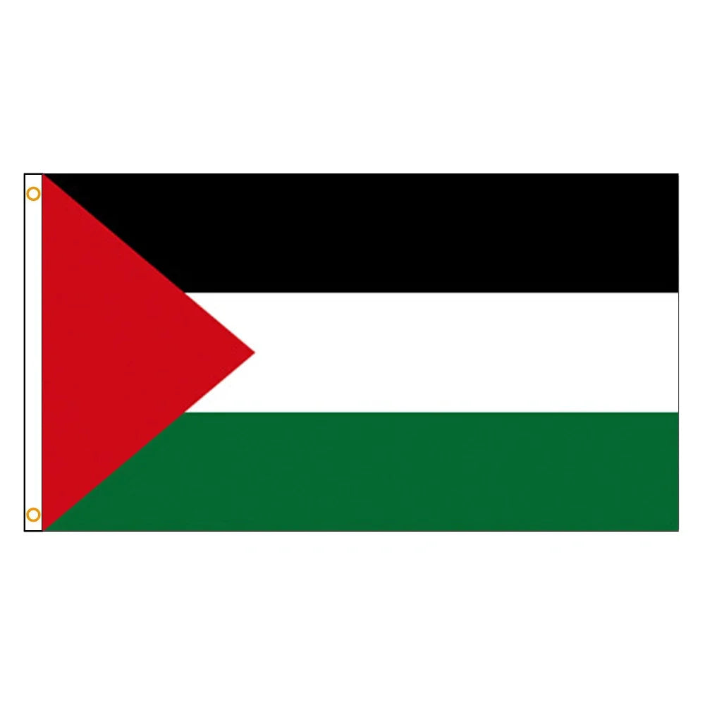 Palestine Flag 90x150cm – Printed Polyester Palestinian Banner Decorative Flag Axl