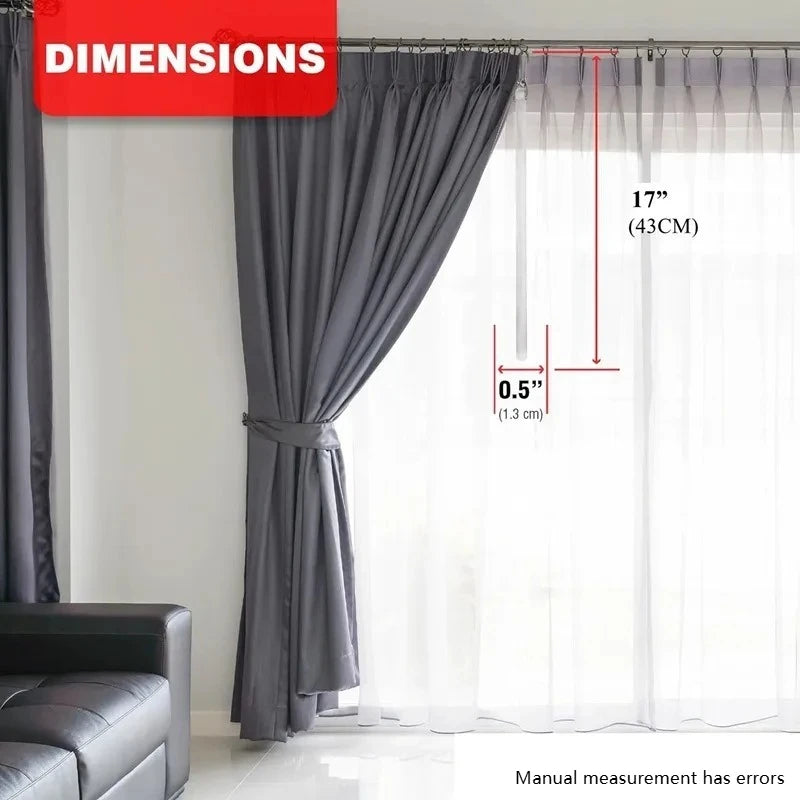 2-Pack Curtain Pull Wand with Hook – Drapery Opening & Closing Rod Drapery Pull Wand Axl