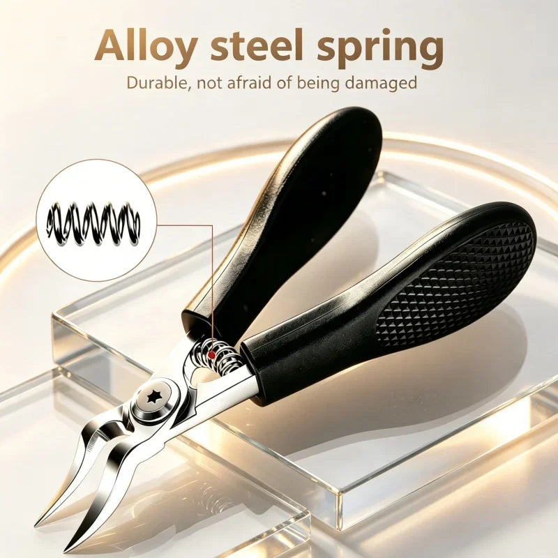 Stainless Steel Nail Clipper & Cuticle Nipper | Precision Blade Nail Clipper Set Axl