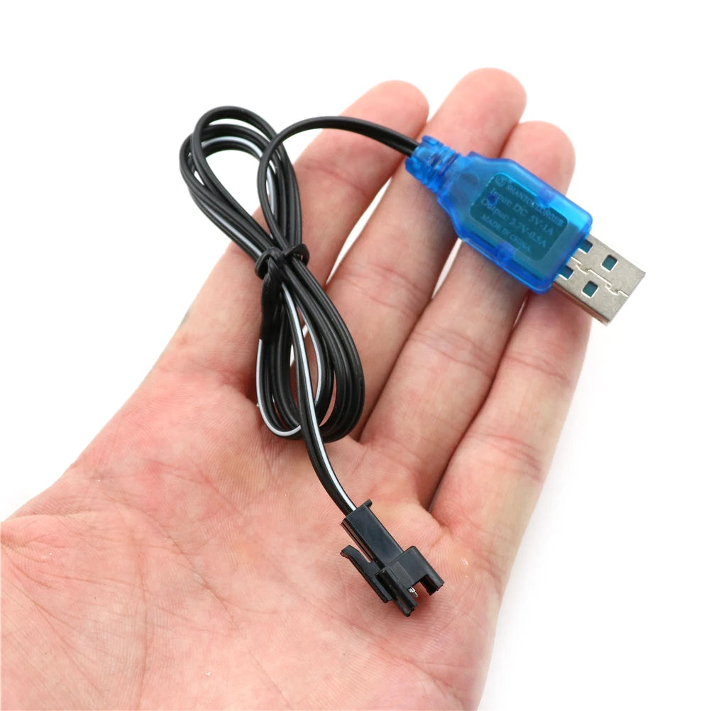 3.7V USB Charger Cable for RC Car & Helicopter – 0.5m USB Charger Cable Axl Default Title