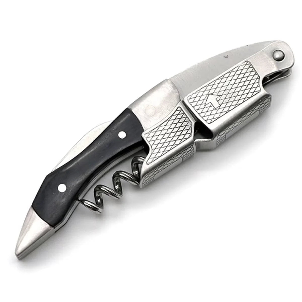 Leeseph Double Hinged Wine Opener – Stainless Steel Corkscrew Wine Corkscrew Opener Axl I
