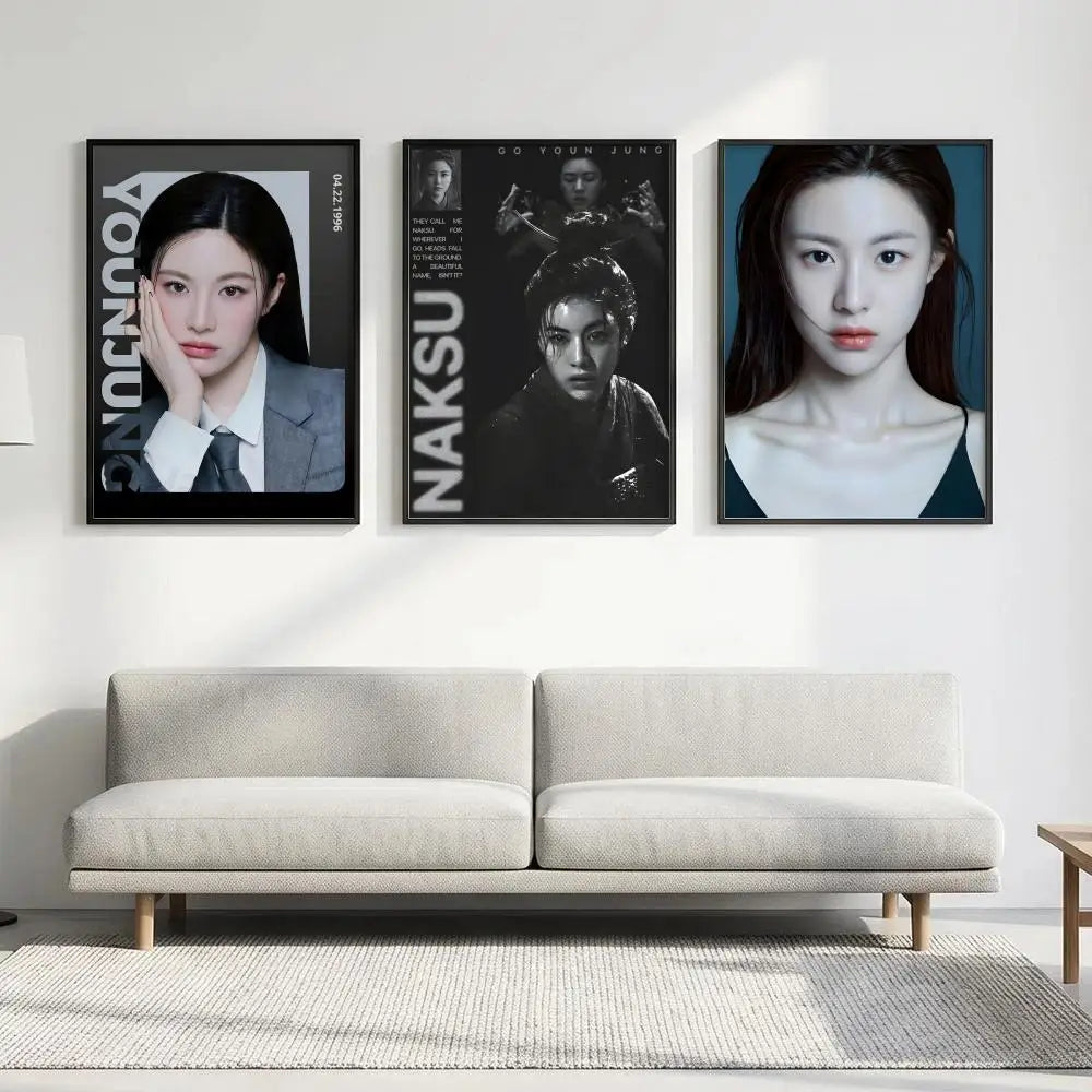 Go Youn-jung HD Art Poster – Waterproof Aesthetic Wall Decor Wall Art Poster Axl