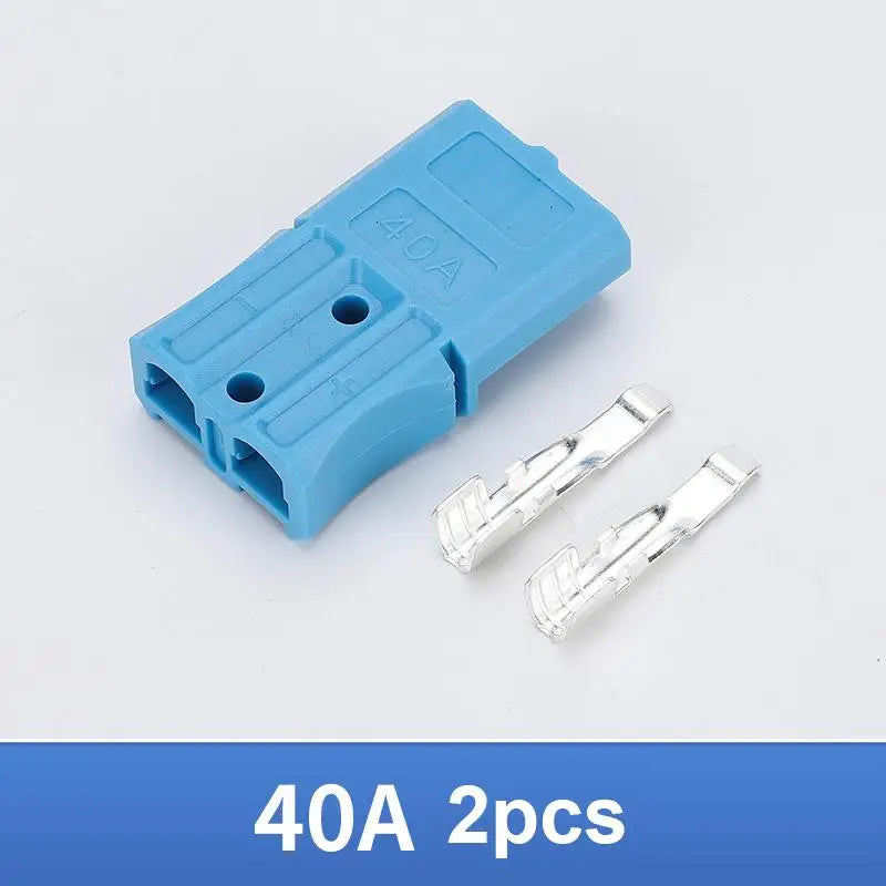 40A 600V Battery Power Connector Plug – Forklift & Industrial Industrial Power Connector Axl Blue
