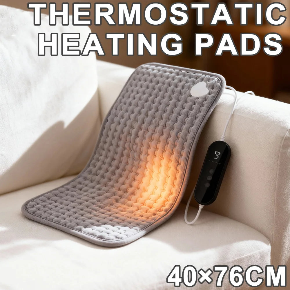 Electric Heating Pad 40×76cm – 9 Levels, 4 Modes & Timer Electric Heating Pad Axl