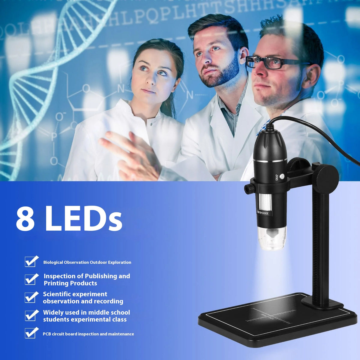 1000X USB Digital Microscope – Inspection & Measurement Tool USB Digital Microscope Axl