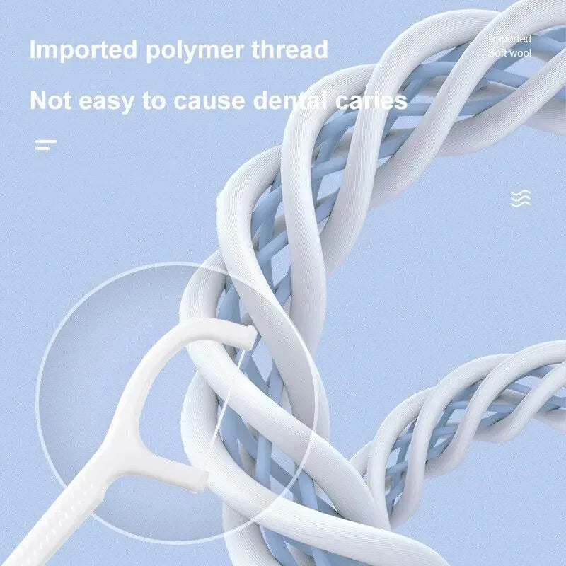 Disposable Dental Floss Picks 100/300/500 Pcs – Portable Flosser Dental Floss Picks Axl