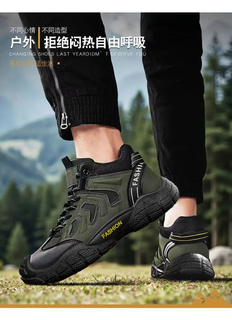 Men's Wear-Resistant Breathable Outdoor Work & Hiking Shoes Men's Outdoor Shoes Axl