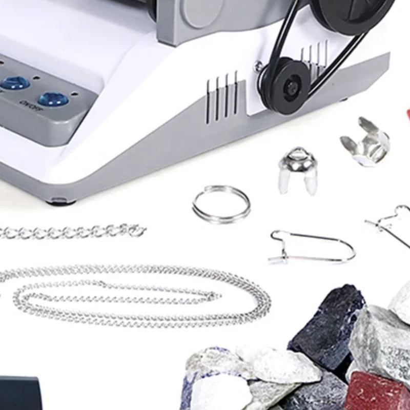 Electric Gem Grinder Set – DIY Stone Polishing Science Toy Gem Polishing Kit Axl