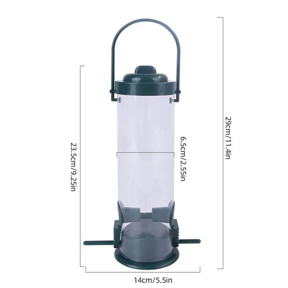 Outdoor Hummingbird & Wild Bird Feeder Tube | Balcony Garden Wild Bird Feeder Axl As show