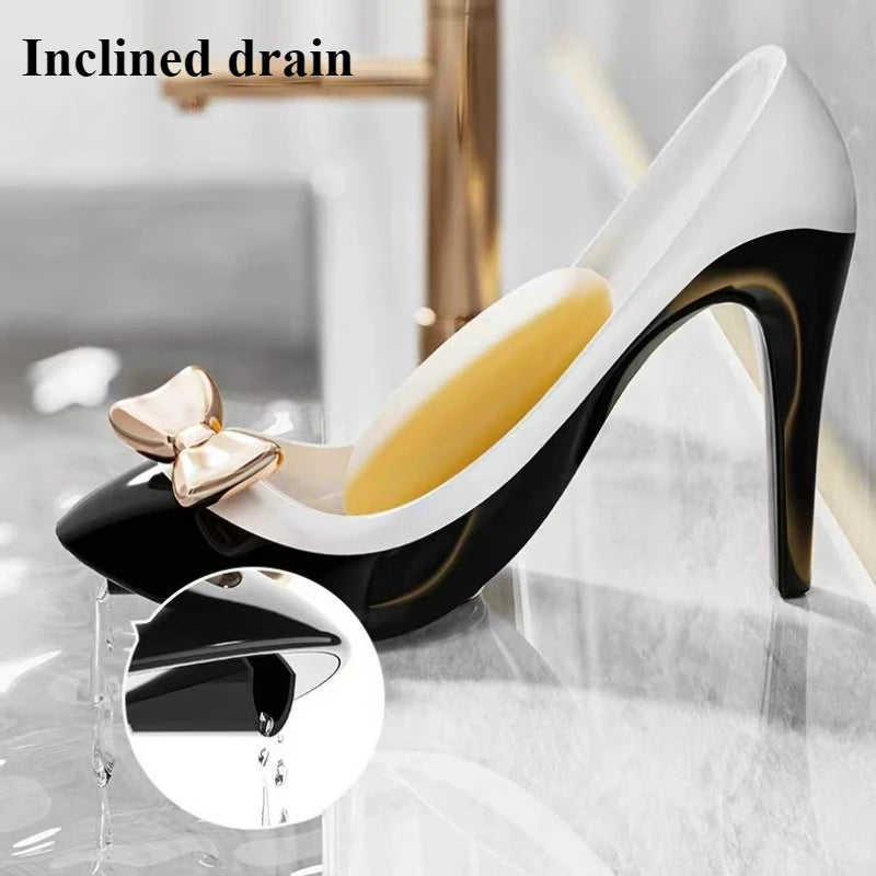 High Heel Soap Dish – Stylish Plastic Bathroom Soap Holder Bathroom Soap Dish Axl