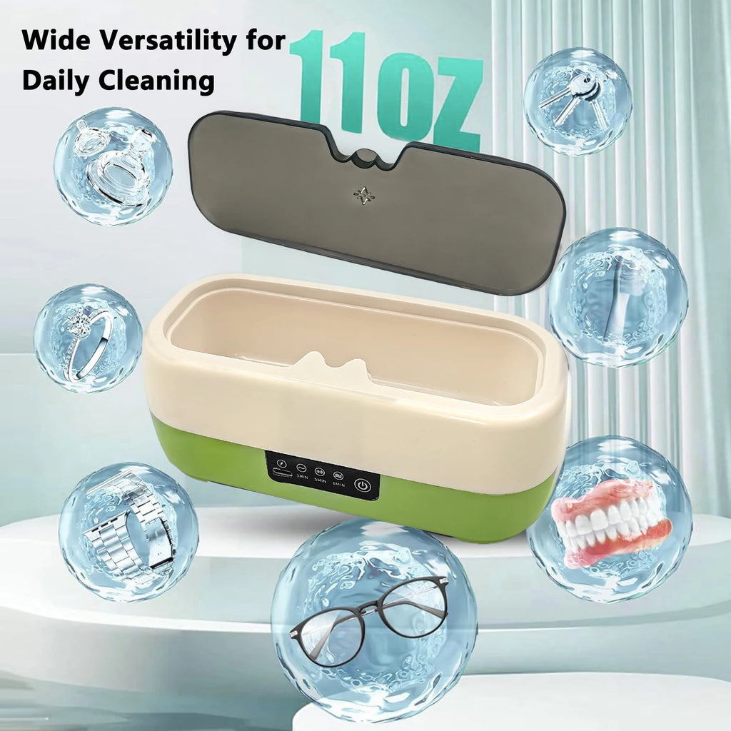 Ultrasonic Jewelry Cleaner – 3 Modes & Smart Timer | CE Certified Ultrasonic Cleaner Axl